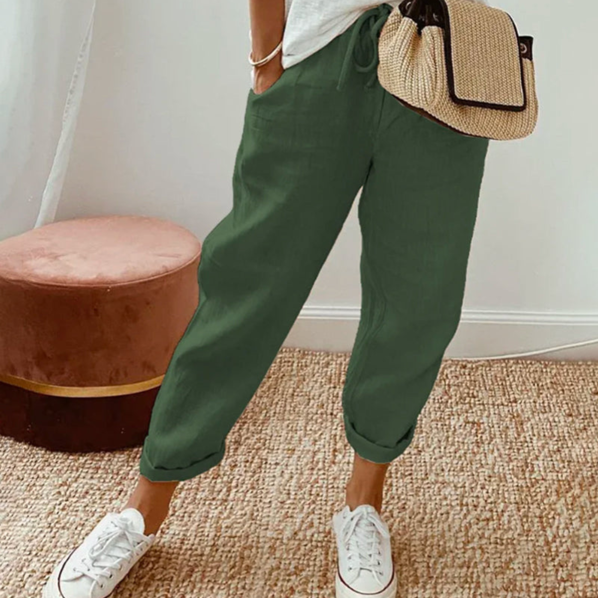 ASHMORE LANE | Elegant Cotton Trousers