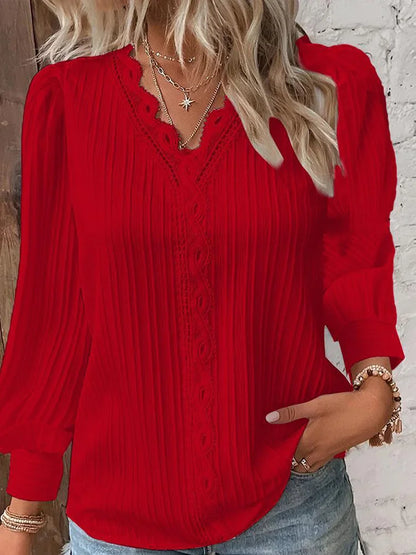 ASHMORE LANE | Lace Detail Blouse