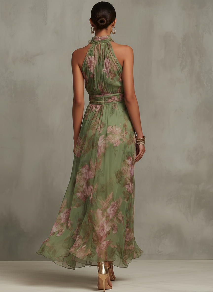 ASHMORE LANE | Élise Long Floral Dress