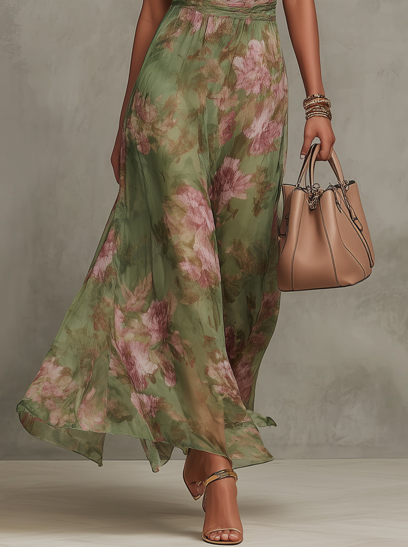 ASHMORE LANE | Élise Long Floral Dress