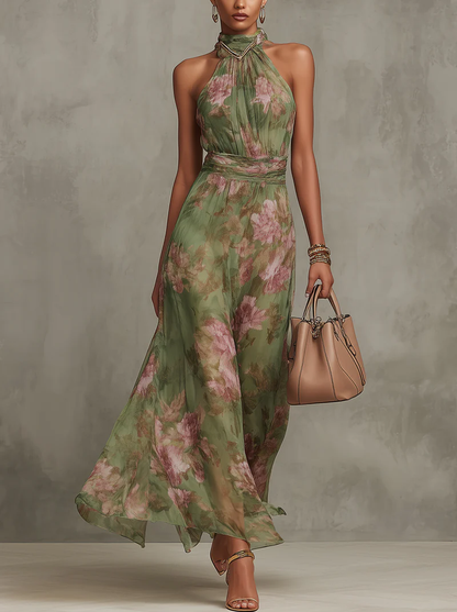 ASHMORE LANE | Élise Long Floral Dress