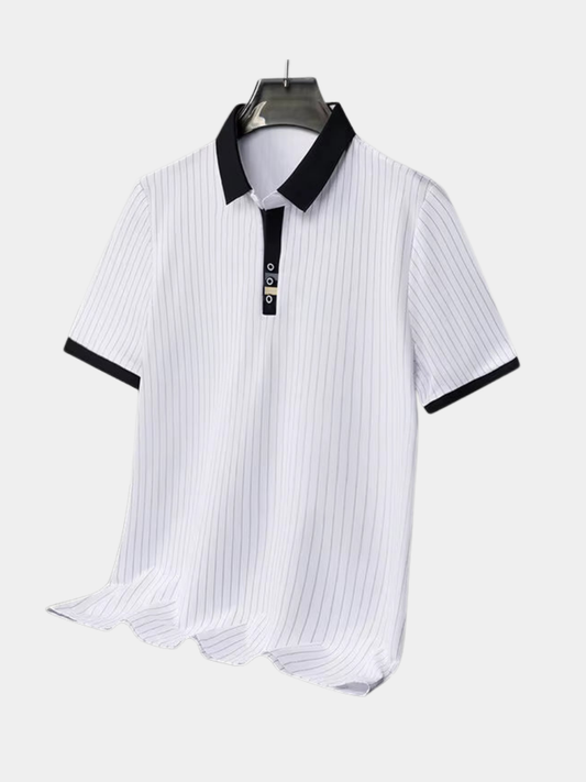 Adrien | Polo à rayures raffinées