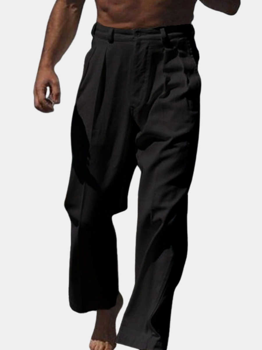 ASHMORE LANE | Theo Wide-Leg Linen Trousers