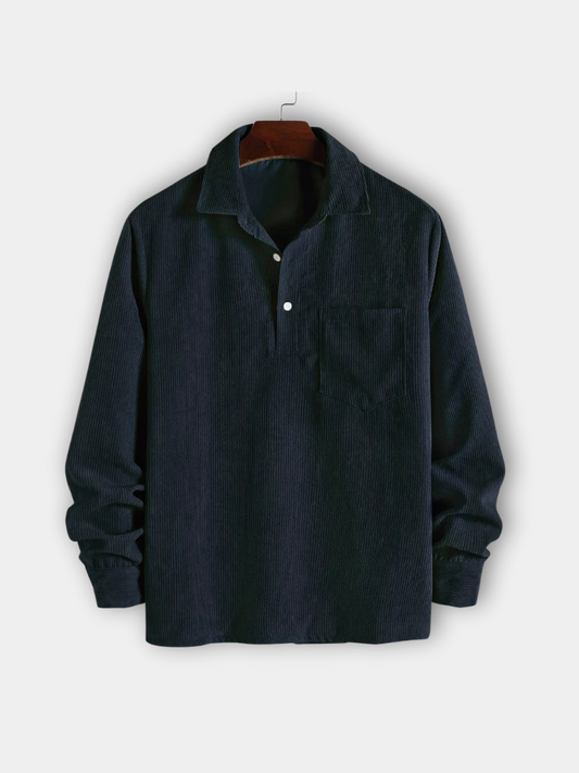 ASHMORE LANE | Half-Button Long-Sleeve Shirt