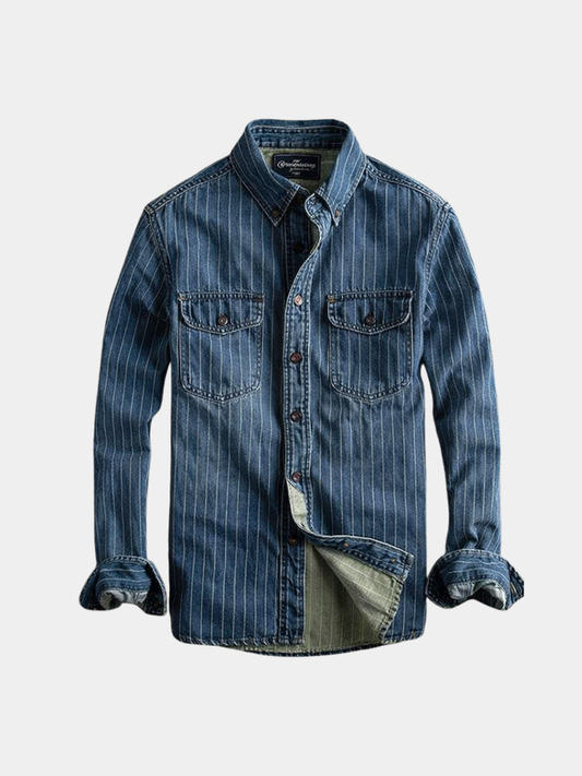 ASHMORE LANE | Long-Sleeve Striped Shirt