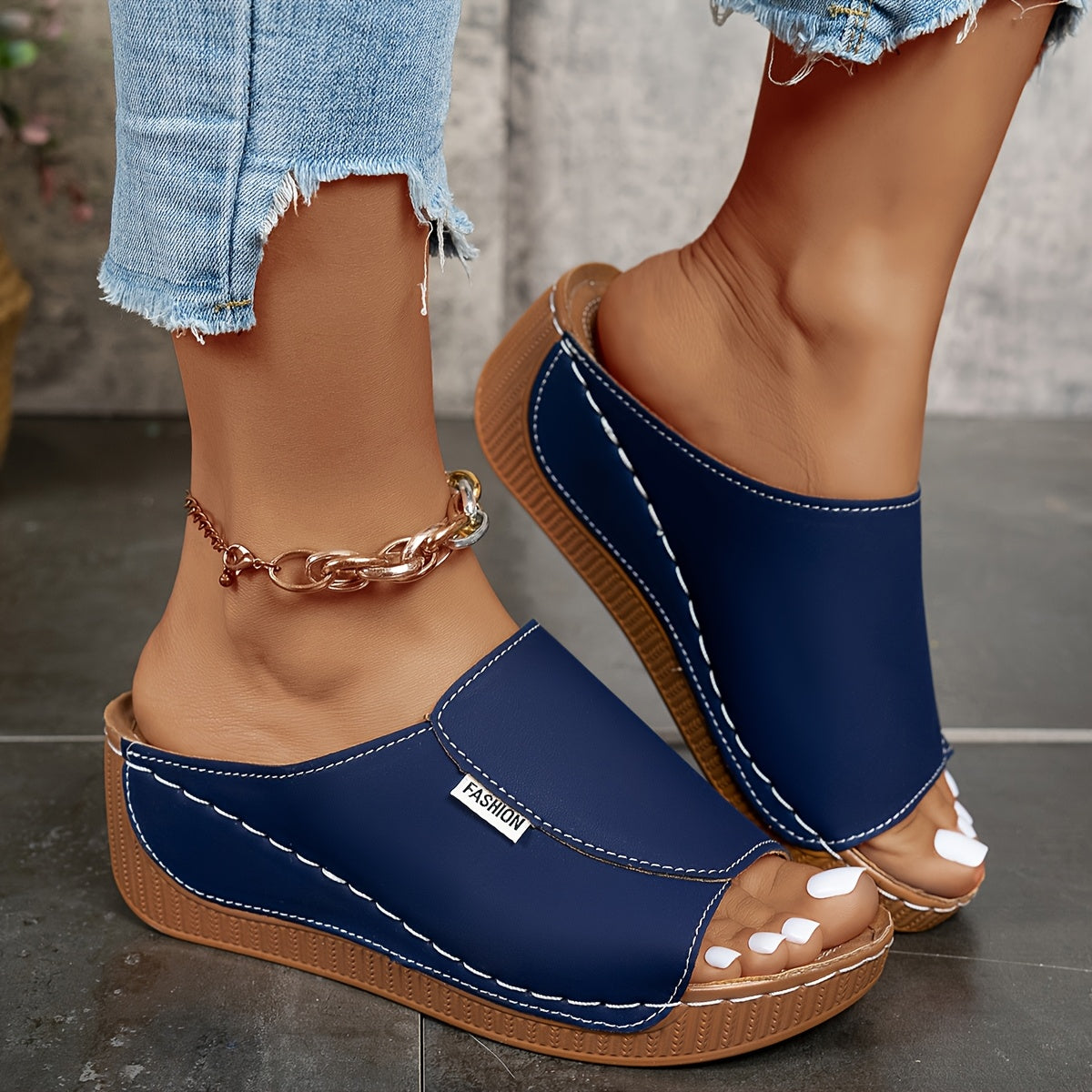 ASHMORE LANE | Isabelle Wedge Mules