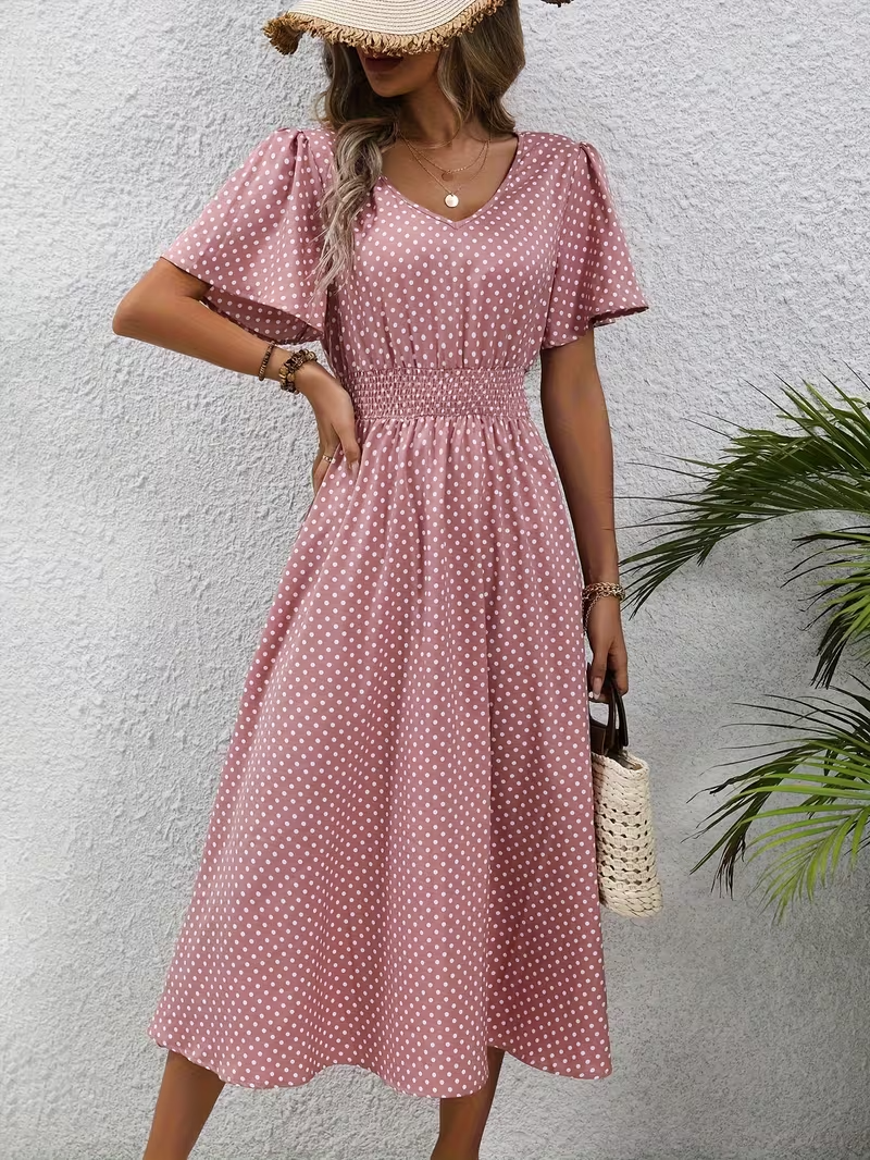 ASHMORE LANE | Élisa Polka Dot Dress