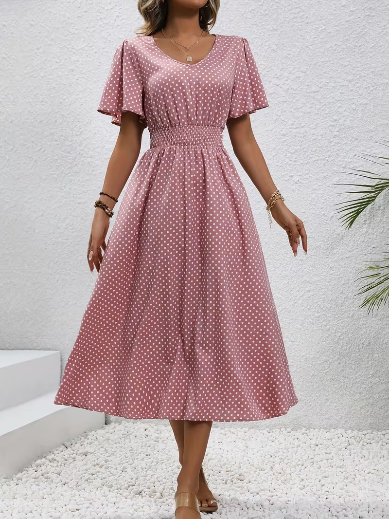 ASHMORE LANE | Élisa Polka Dot Dress