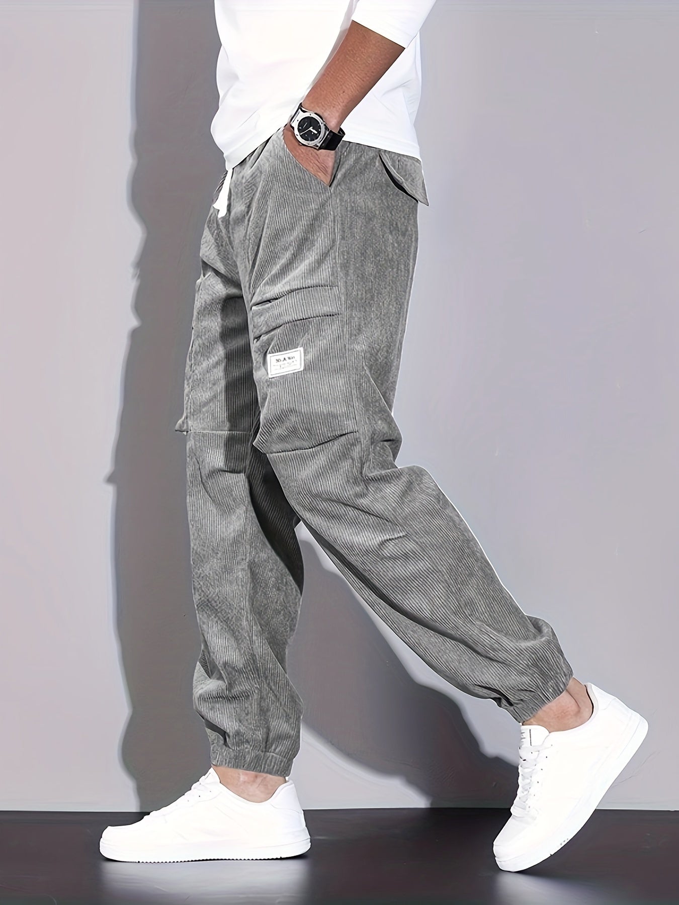 DELACROIX | PANTALON CARGO EN CORDUROY