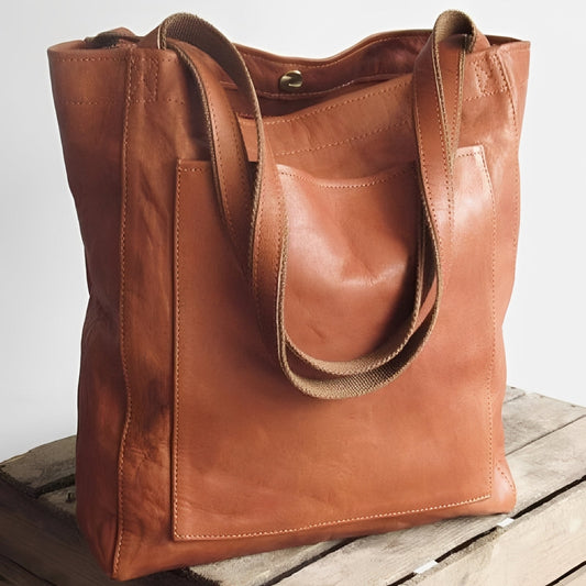 ASHMORE LANE | Toni Suede-Lined Leather Bag