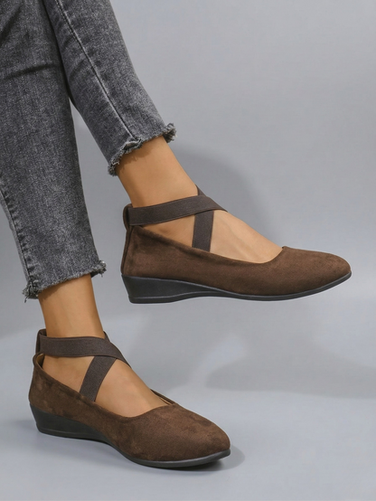 ASHMORE LANE | Madeleine Closed Wedge Shoes