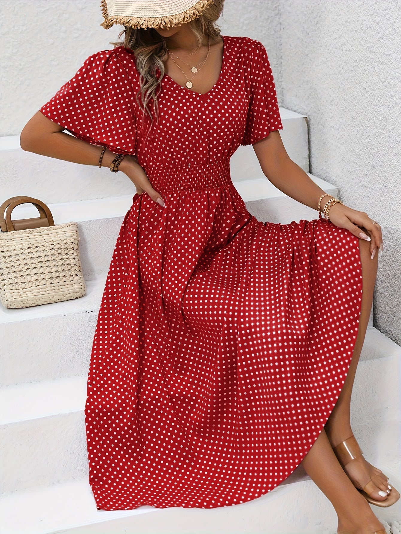 ASHMORE LANE | Élisa Polka Dot Dress