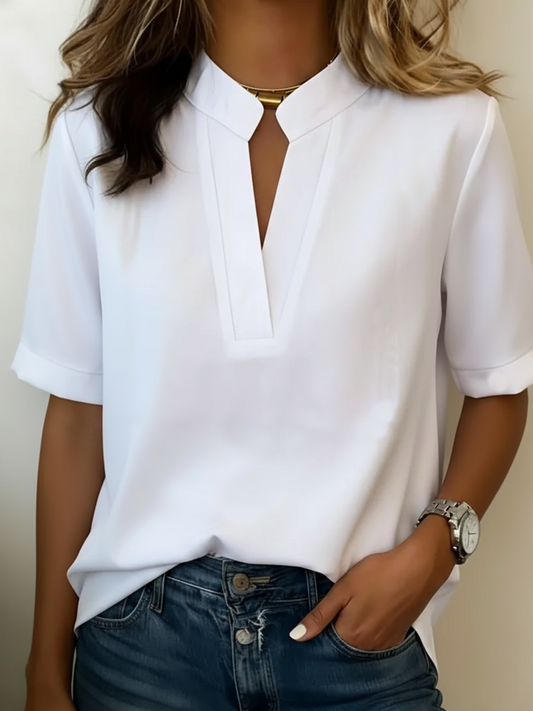 ASHMORE LANE | Margaux Chic V-Neck Blouse