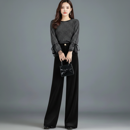 ASHMORE LANE | High-Waist Corduroy Trousers