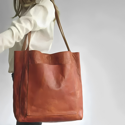 ASHMORE LANE | Toni Suede-Lined Leather Bag