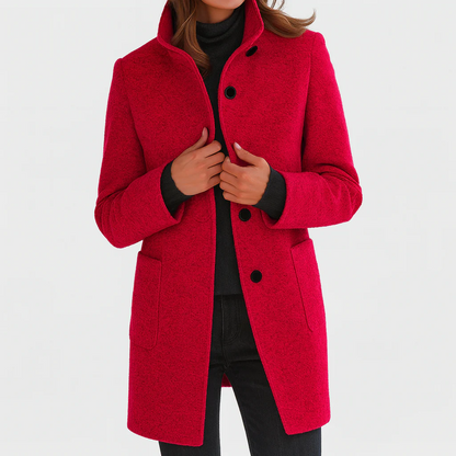 Beatrice™ | Classic Everyday Button Coat