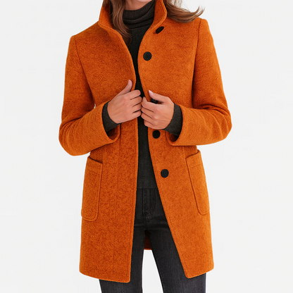 Beatrice™ | Classic Everyday Button Coat