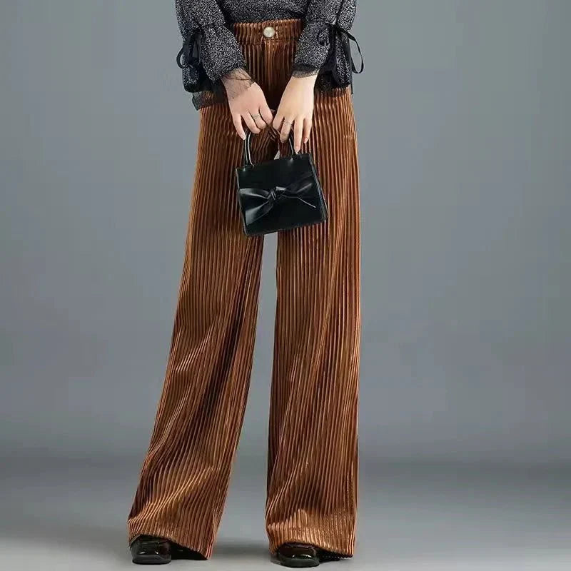 ASHMORE LANE | High-Waist Corduroy Trousers