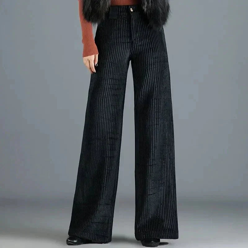 ASHMORE LANE | High-Waist Corduroy Trousers