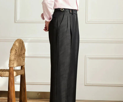 ASHMORE LANE | High-Waist Flowing Trousers