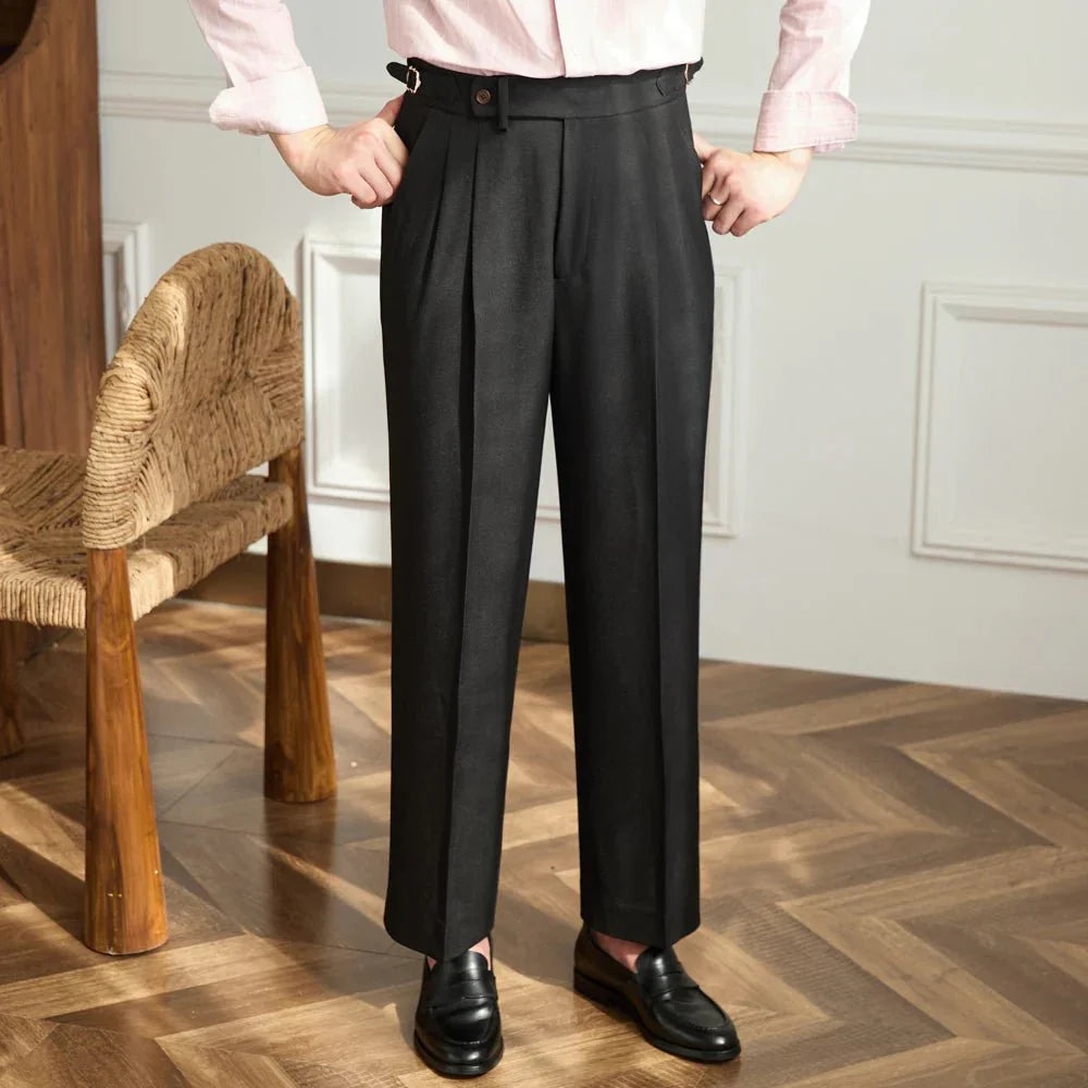 ASHMORE LANE | High-Waist Flowing Trousers