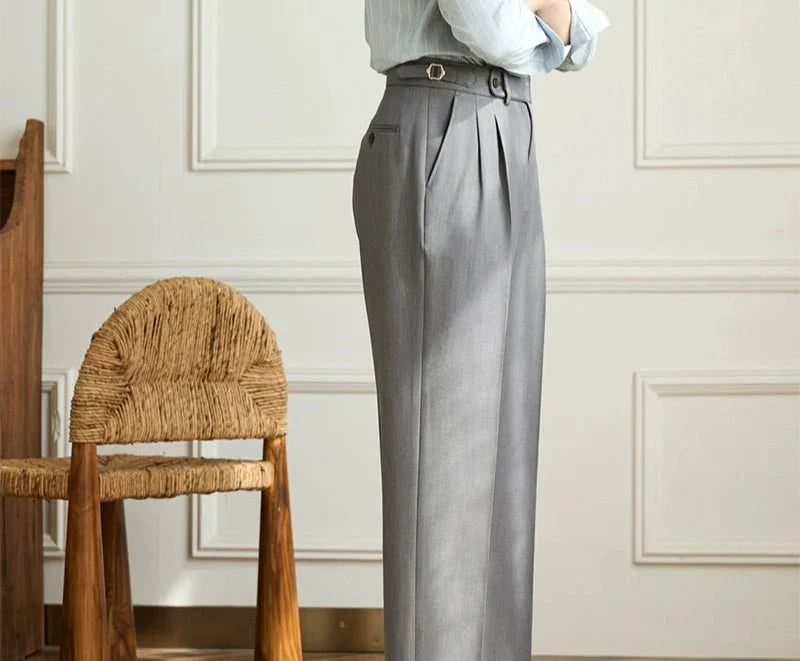 ASHMORE LANE | High-Waist Flowing Trousers