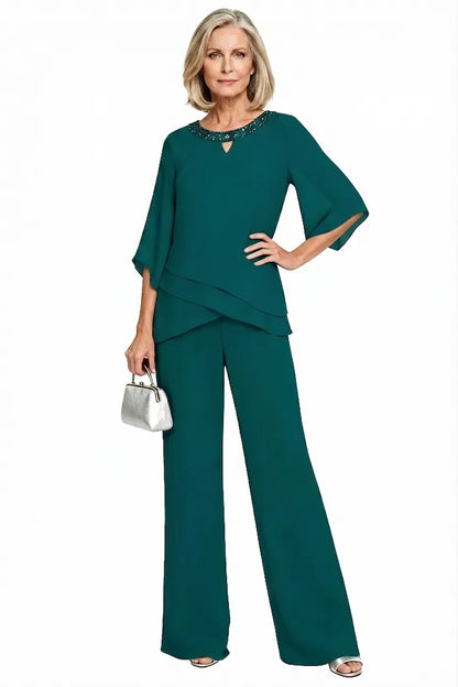 Theresa™ | Relaxed Fit Formal Pant Set