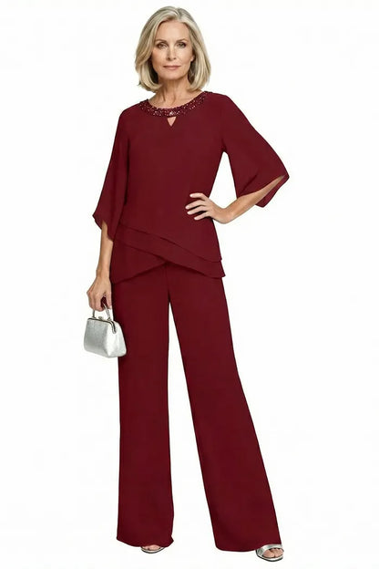 Theresa™ | Relaxed Fit Formal Pant Set