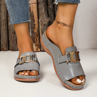 ASHMORE LANE | Mariya Comfort Wedge Sandals